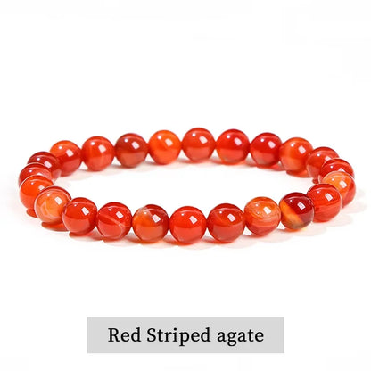 Pulsera de piedra obsidiana negra natural – Joyería ajustable de cuentas de cristal para hombres y mujeres, regalo de moda y accesorio de estilo energético