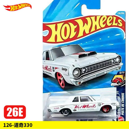 Hot Wheels 1:64 Mainline Series 2026 E Case Diecast Car – Collectible Toy Vehicle Models Featuring Simpsons, Pagani, Audi, Mazda & Dodge