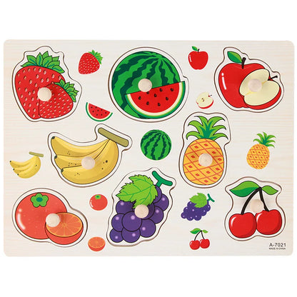 Jouet de puzzle en bois Montessori pour bébé – Jeu d'apprentissage éducatif pour les tout-petits de 1 à 3 ans, activité de développement cérébral d'association de formes pour enfants, cadeau d'anniversaire et jouet d'apprentissage précoce