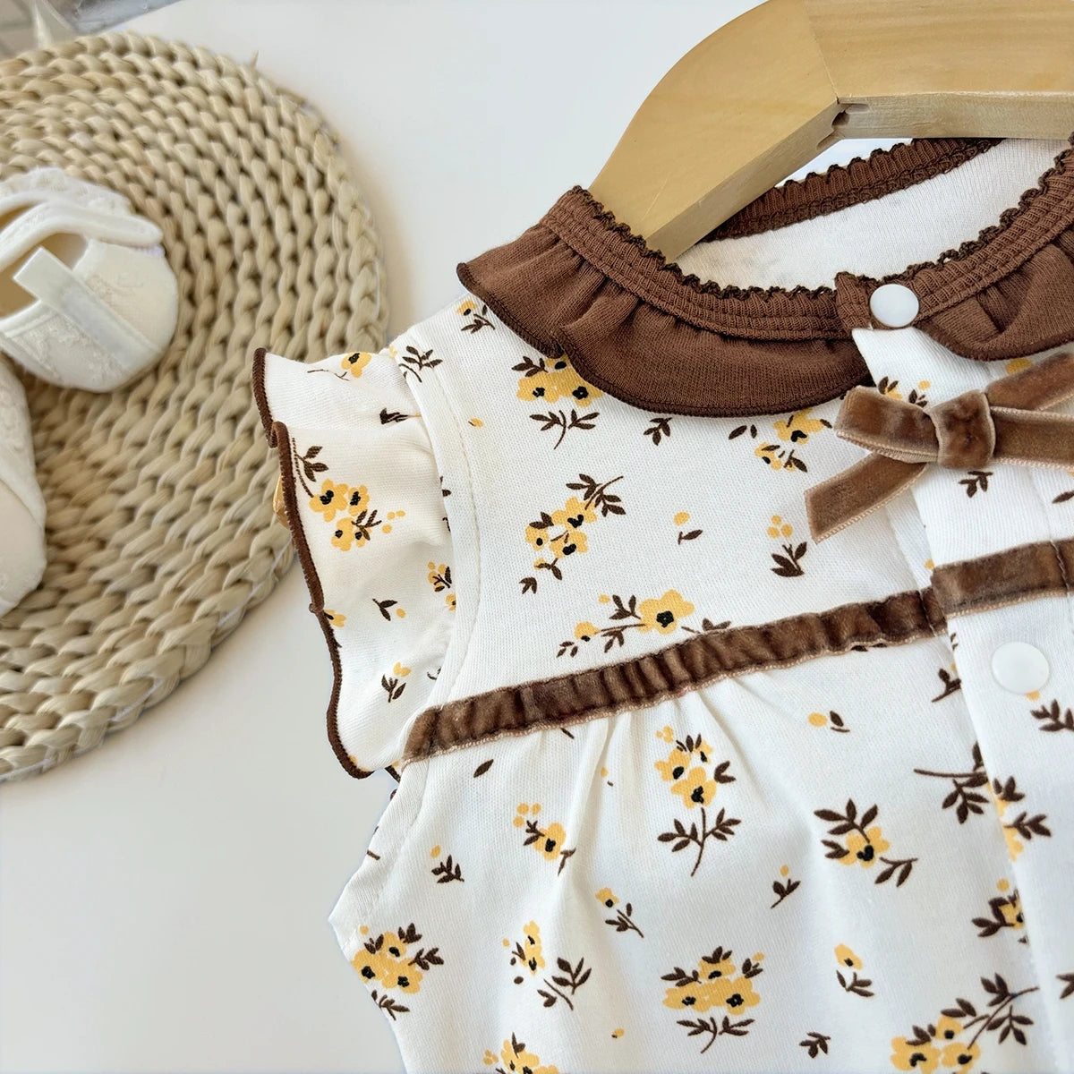 Pelele de verano para bebé recién nacido – Body de manga corta de algodón suave con estampado de dibujos animados para bebés y niñas (3-18 meses)
