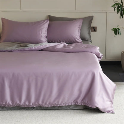 100% Mulberry Silk Bedding Set – Luxury Duvet Cover, Bed Sheet & Pillowcase Set