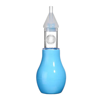 Aspirador Nasal de Silicona para Bebés – Limpiador Manual de Nariz para Lactantes y Niños Pequeños