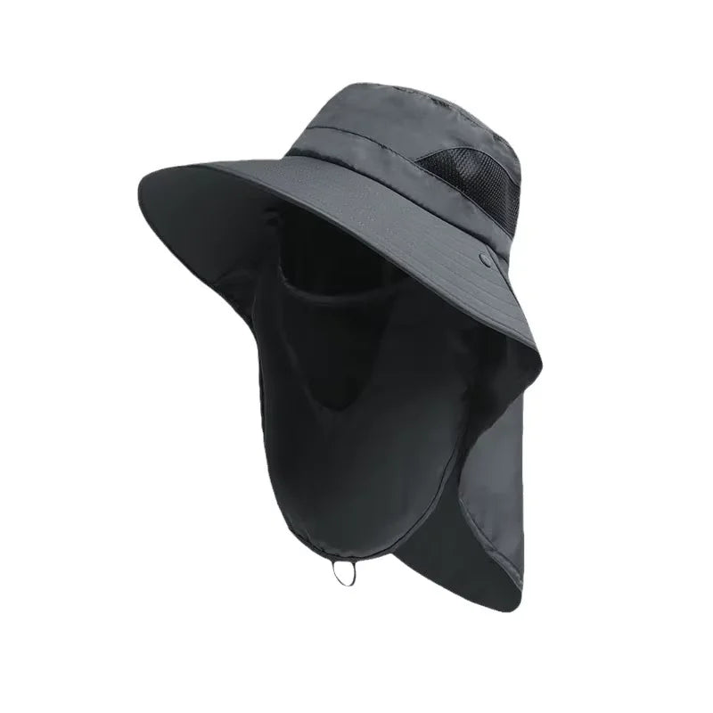 Outdoor UV Protection Bucket Hat – Sun Hat with Neck Flap for Hiking, Fishing, Camping & Outdoor Activities