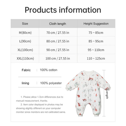 Baby Winter Sleeping Bag 1-4 Years – Warm Toddler Sleep Sack with Feet, Cute Girls' Growth Blanket & Cozy Sleepwear