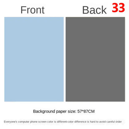 Tablero de fondo fotográfico de doble cara 57 × 87 cm – Fondo de color liso para fotografía de producto y recién nacido