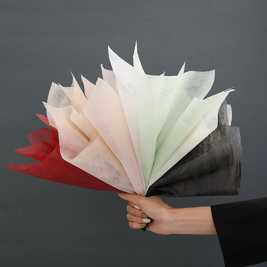 40 hojas de papel de envolver flores no tejido impermeable para ramos, arreglos florales y empaques de regalo