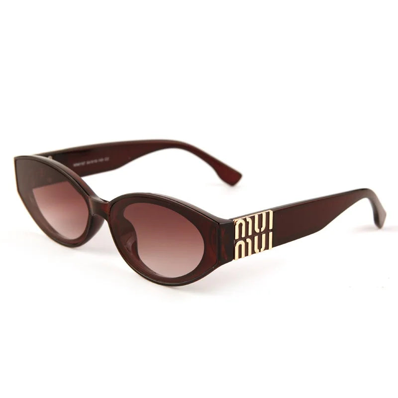 2025 Luxury Oval Sunglasses for Women Men Unisex Designer Fashion Shades UV400 Classic Trend