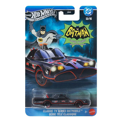 Hot Wheels Batman Series 1966 Classic Batmobile – 1:64 Scale Die-Cast Alloy Car, Batwing Collectible Toy Vehicle & Gift
