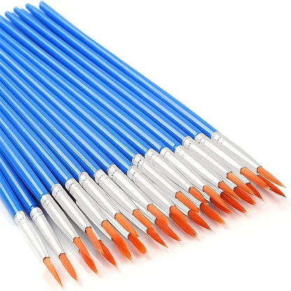 Set de 20 pinceles – Pinceles de artista multiusos para pintura acrílica, acuarela, óleo, manualidades y proyectos de arte DIY