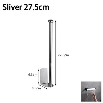 Stainless Steel Under Sink Organizer – Kitchen Towel Holder & Paper Towel Storage Rack