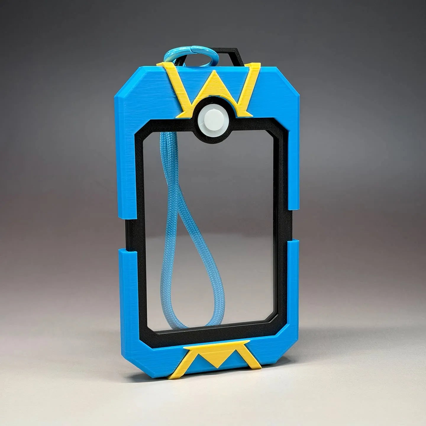 Pokémon Poké Ball Card Holder – Transparent PTCG Trading Card Sleeve Display Case with Pikachu Design for Collectors