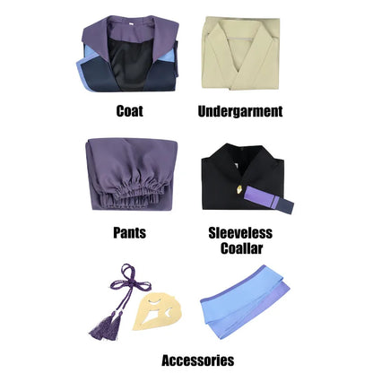 Cosmic Princess Kaguya Inspired Cosplay Costume – Komazawa Rai Mikado Akira Uniform Set with Wig for Men Halloween, Carnival & Roleplay Party