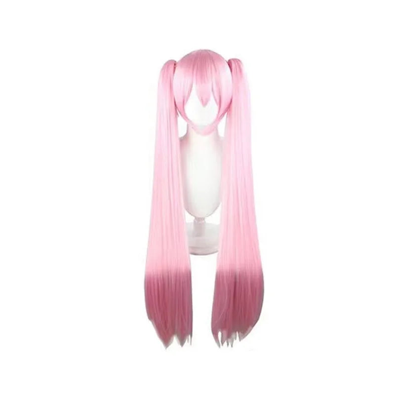 Pink Cosplay Costume Performance Suit – Miku Regular Version with Wig (Girls Spring Sakura Cherry Anime Outfit)