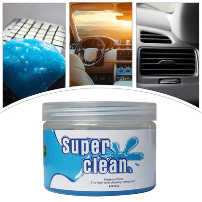 Car Cleaning Gel – Soft Reusable Dust Cleaning Putty for Air Vents, Dashboard, Door & Window Gaps, Keyboard & Odor Absorption
