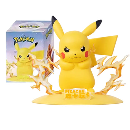 12 Pokémon Action Dolls – Pikachu Blind Box Anime Model Desktop Decorations, Pokémon Toys for Children’s Birthday Gifts