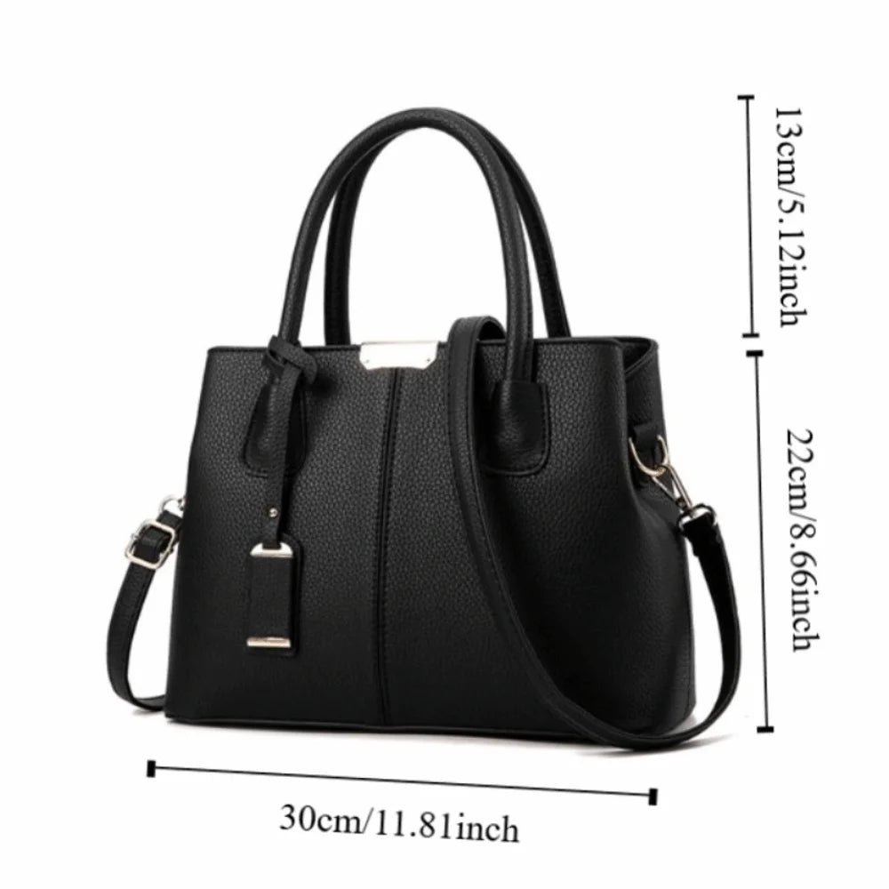 Women's PU Leather Underarm Handbag – Elegant Large-Capacity Casual Shoulder & Crossbody Messenger Bag, Versatile Everyday Purse
