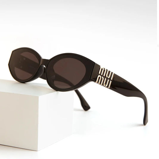 2025 Gafas de Sol Ovaladas de Lujo para Mujer Hombre Unisex Diseñador de Moda Lentes UV400 Tendencia Clásica