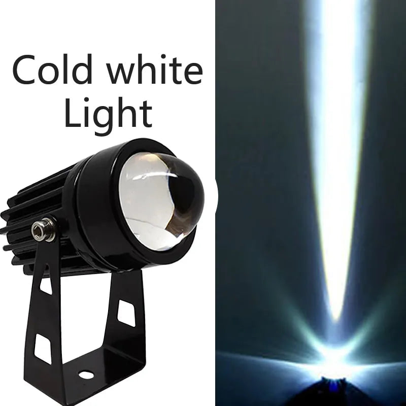 Outdoor LED Wall Spotlight 5W/9W/12W – RGB Waterproof Landscape Light with Remote Control, 110V/220V Home Garden Lighting