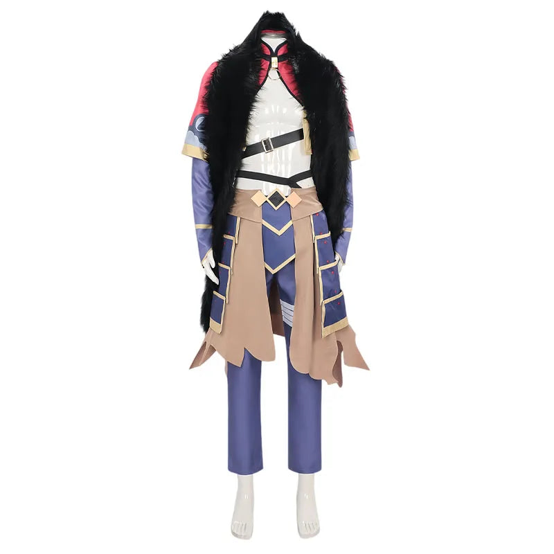 Cosmic Princess Kaguya Inspired Cosplay Costume – Komazawa Rai Mikado Akira Uniform Set with Wig for Men Halloween, Carnival & Roleplay Party