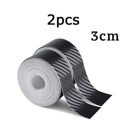 Cinta protectora de nanofibra de carbono 1-5M – Tira de película impermeable autoadhesiva para protección de puertas de coche, espejos, parachoques y bordes