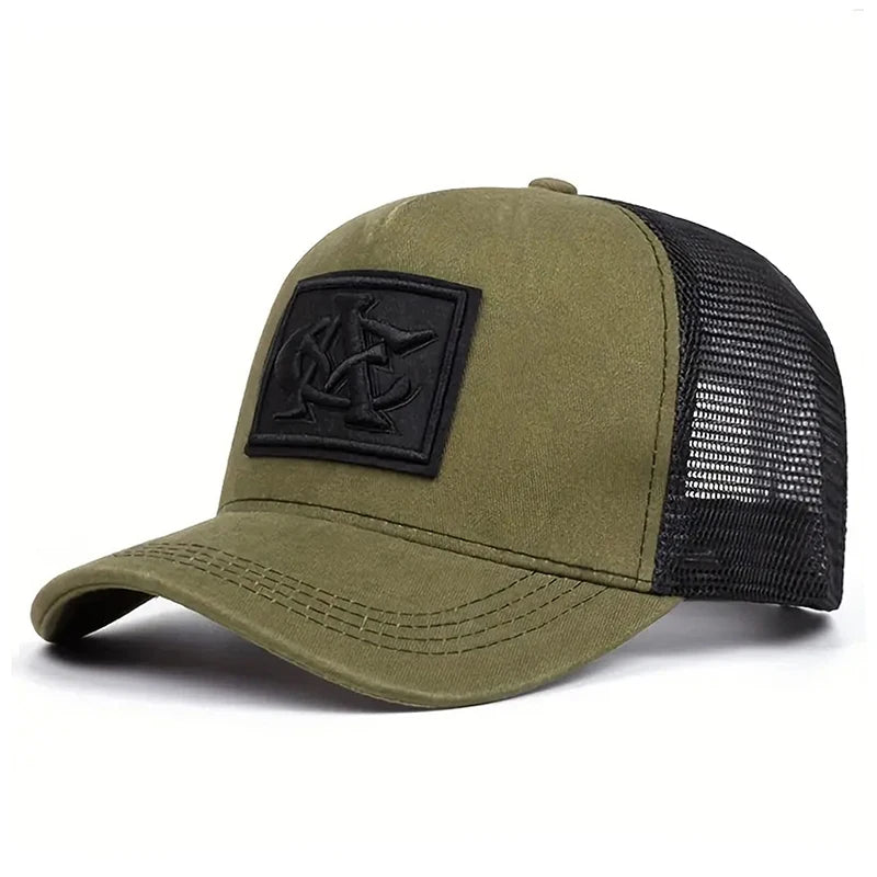 2026 Breathable Mesh Baseball Cap – CA Embroidered Unisex Hat with Sunshade Design for Daily Wear, Hip-Hop & Skateboarding