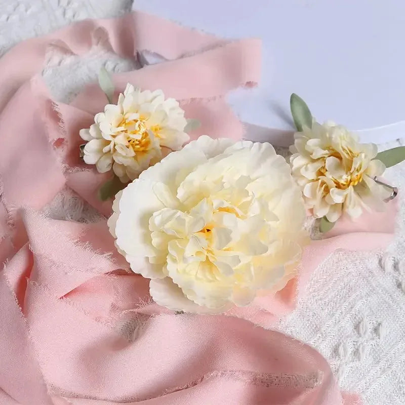 Lot de fleurs de roses artificielles en soie – 3/21 roses artificielles pour bouquets DIY, mariages et décoration intérieure