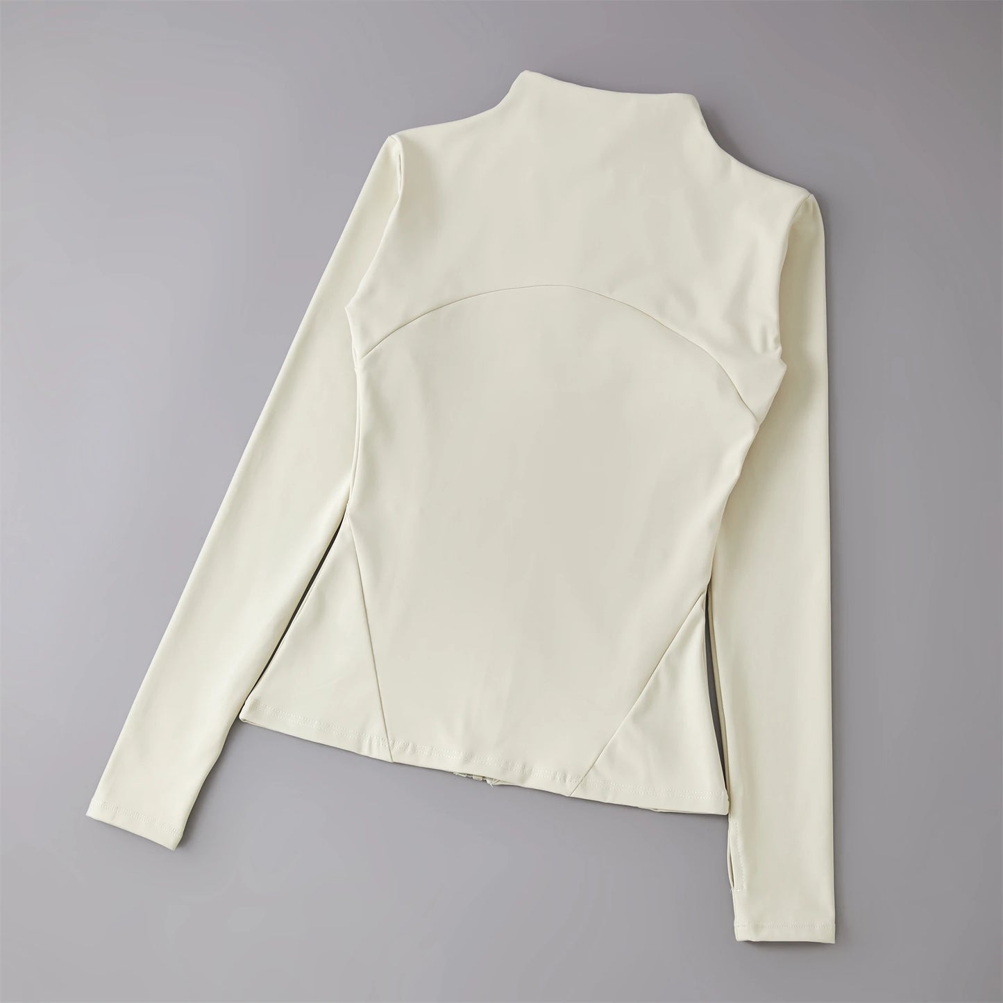 Women’s Yoga & Running Sports Jacket – Long Sleeve Windbreaker Activewear Sweatshirt for Workout & Training