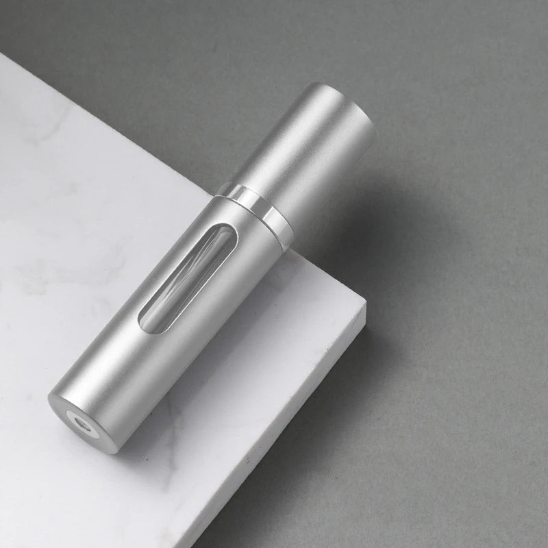 Frasco de Perfume Recargable de Vidrio de 8 ml – Mini Atomizador Portátil para Fragancias, Aceites Esenciales, Cosméticos, Viajes y Contenedores de Almacenamiento de Belleza DIY