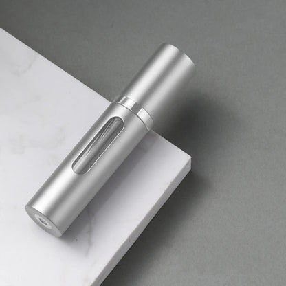 Frasco de Perfume Recargable de Vidrio de 8 ml – Mini Atomizador Portátil para Fragancias, Aceites Esenciales, Cosméticos, Viajes y Contenedores de Almacenamiento de Belleza DIY