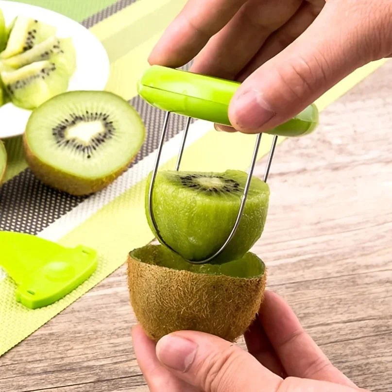 1PC Kiwi Fruit Opener & Peeling Tool – Thickened Kiwi Spoon with Dual-Purpose Peeler & Fruit Splitting Design, Individually Packaged Kitchen Gadget