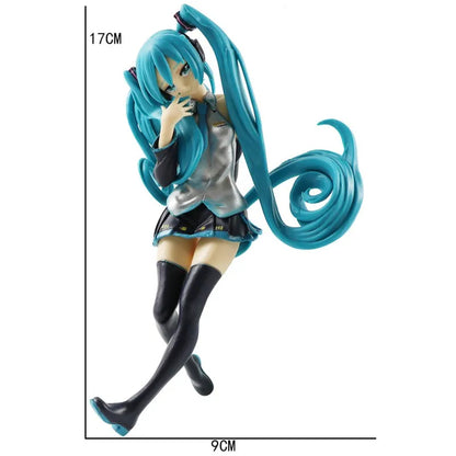 Hatsune Miku Anime Figure – Virtual Singer Manga Statue Figurine Model Toy for Desk Decoration, Cake Topper & Gift
