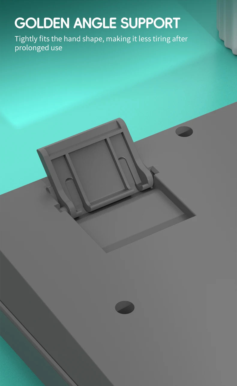 Combinación de teclado y ratón inalámbricos para juegos Shipadoo - Teclado y ratón recargables de 2.4GHz para PC, portátil y oficina