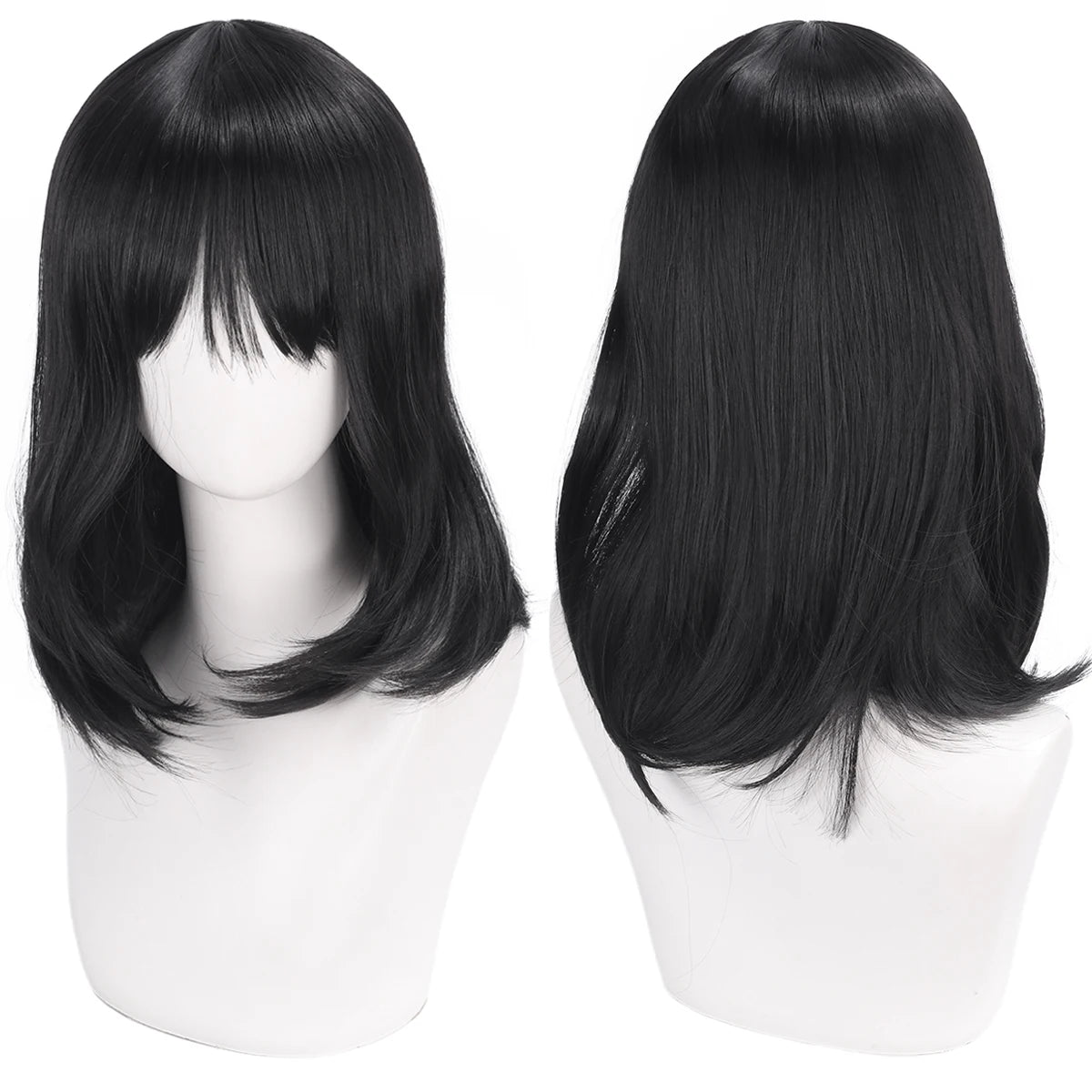 Cosplay Wig – Black Pear Blossom Style Inspired by Qiao Ling (Synthetic Fiber Anime Character Wig)