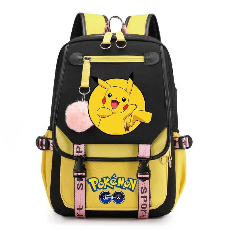 Sac à dos pour enfants grande capacité inspiré des animes | Cartable pour garçons et filles avec compartiment pour ordinateur portable