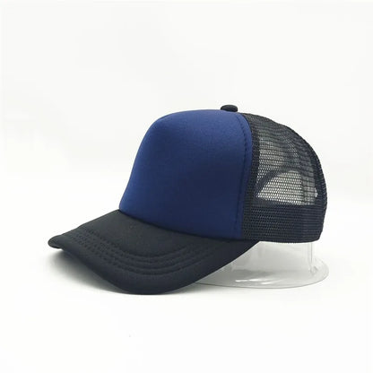 Gorra Trucker de Malla de 5 Paneles con Logotipo Personalizado – Gorra de Béisbol Ajustable para Hombres y Mujeres, Equipos Deportivos y Uso al Aire Libre en Verano