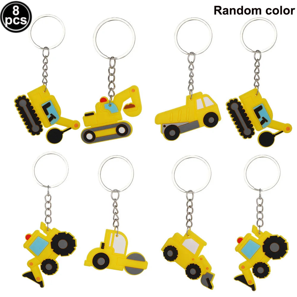 Construction Truck Slap Bracelets – Kids' Engineering-Themed Wristbands for Construction-Themed Birthday Parties, Party Favors & Goodie Bag Fillers