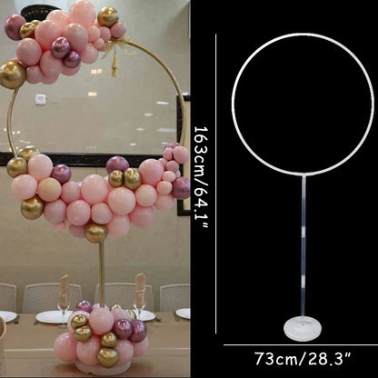 Kit de Soporte de Columna para Globos – Soporte Metálico para Globos con Base para Globos de Látex para Baby Shower, Cumpleaños, Bodas y Decoraciones de Fiestas