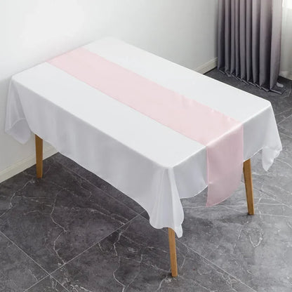 Luxury Satin Table Runner – Modern Elegant Pattern Table Decoration for Wedding, Birthday Party, Hotel, Banquet & Events