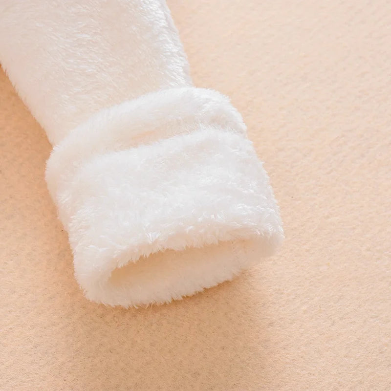 Mameluco con capucha de oso para bebé recién nacido – Traje de mono de una pieza de manga larga para bebés y niñas