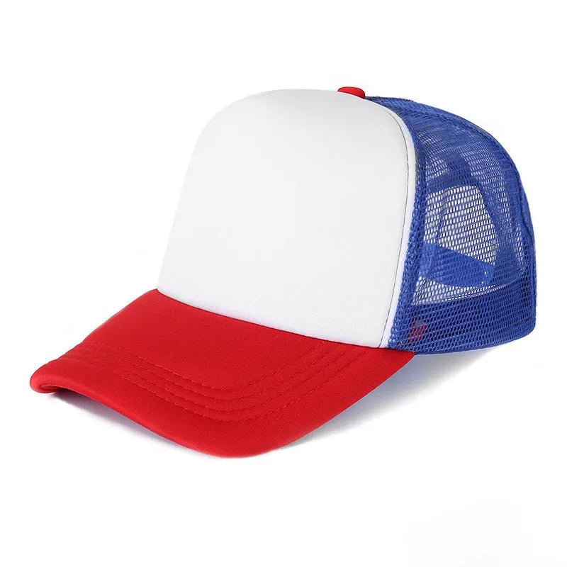 Gorra Trucker de Malla de 5 Paneles con Logotipo Personalizado – Gorra de Béisbol Ajustable para Hombres y Mujeres, Equipos Deportivos y Uso al Aire Libre en Verano