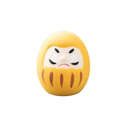 Japanese Daruma Doll Figurine – Traditional Ceramic Lucky Fortune Charm, Miniature Home Decor Ornament & Cultural Gift