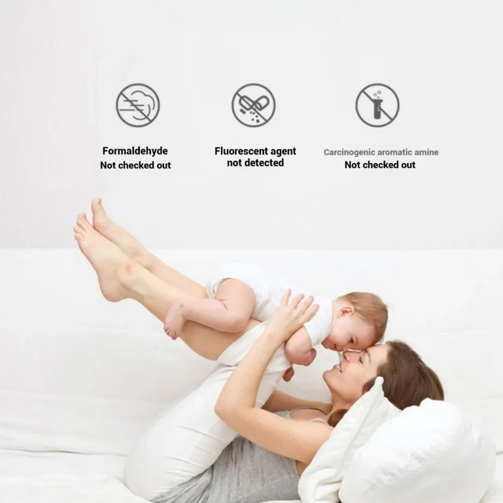 Almohada de Hotel de 5 Estrellas – Almohada Suave Tridimensional de Color Sólido, Cómoda Almohada de Cama de Tela Lavada para el Hogar, Dormitorio y Ropa de Cama de Hotel de Lujo