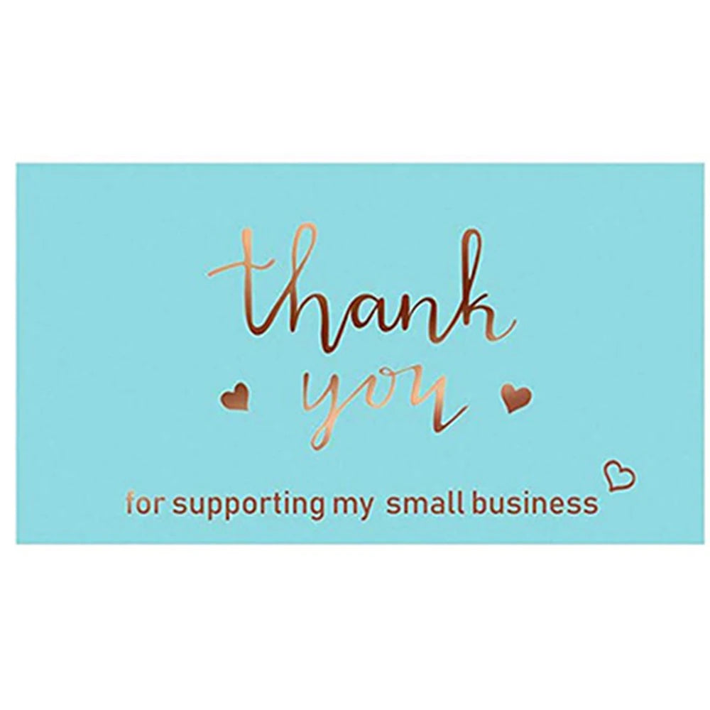 10–50PCS Thank You for Your Order Cards – Small Business Customer Appreciation Greeting Cards for Shopping & Purchase Orders