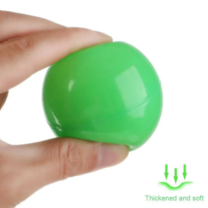 100Pcs Soft Colorful Water Pool Ocean Wave Balls – Outdoor Sports Inflatable Stress Relief Air Balls for Kids, Eco-Friendly Funny Toy Set