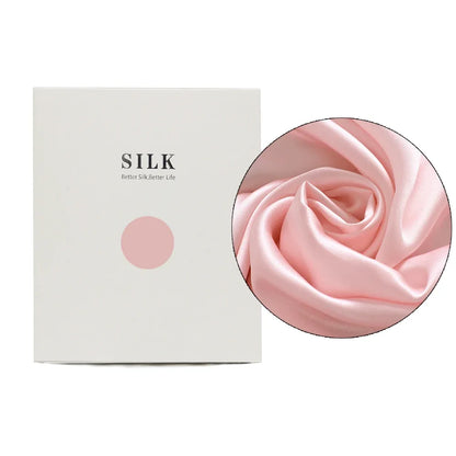 Taie d'Oreiller 100% Soie de Mûrier Pure – Housse de Coussin Double Face Rafraîchissante avec Fermeture Éclair Invisible, Douce et Respirante