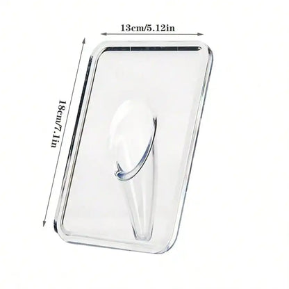 Modern Clear Acrylic Frame Flower Vase – Decorative Floral Display for Home, Desk & Bookshelf Décor