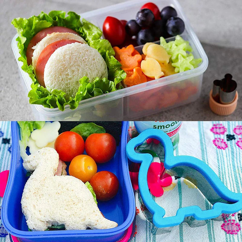 Kids Sandwich Cutters & Molds – Heart, Star & Cartoon-Inspired Bread Toast Shapes for Bento Boxes, Lunches & Fun Food Preparation