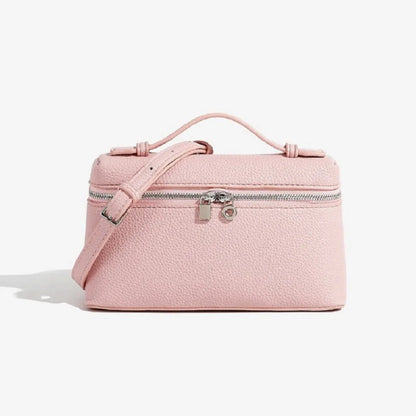 Sac à bandoulière en cuir grain de litchi de qualité supérieure pour femmes – Sac à main bento minimaliste tendance, Mini sac à bandoulière exquis avec poignée supérieure pour une tenue quotidienne élégante, des sorties décontractées et un style chic