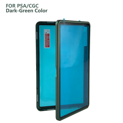Aluminum Alloy Graded Card Case – PSA/CGC Slab Protector with UV & Scratch Resistant Magnetic Display Box