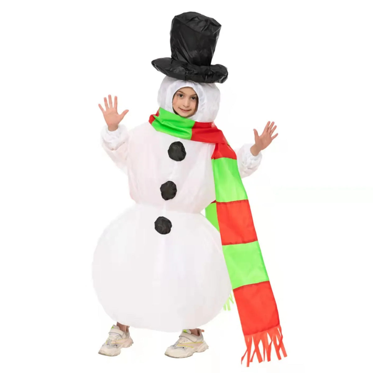 Funny Inflatable Christmas Costumes for Adults and Kids, Santa Claus Reindeer Snowman Christmas Tree Penguin Outfit for Halloween, Xmas, Carnival and Holiday Parties